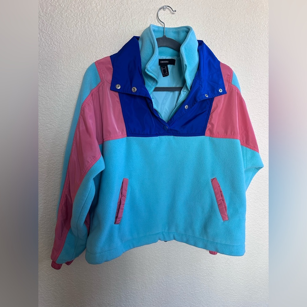 Forever 21 Women's insulated jacket, bright color, size medium